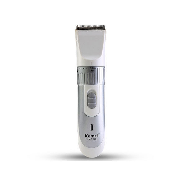 Kemei KM-9020 Cordless Beard & Hair Trimmer – 600 mAh Removable Battery