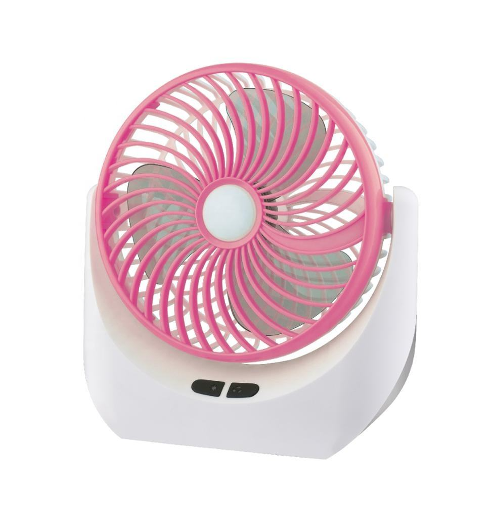 JY Super JY‑1880 Rechargeable Mini Fan with LED Light