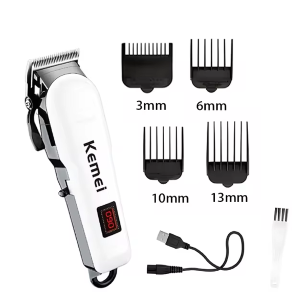 Kemei KM-809A Rechargeable Electric Hair Clipper and Trimmer